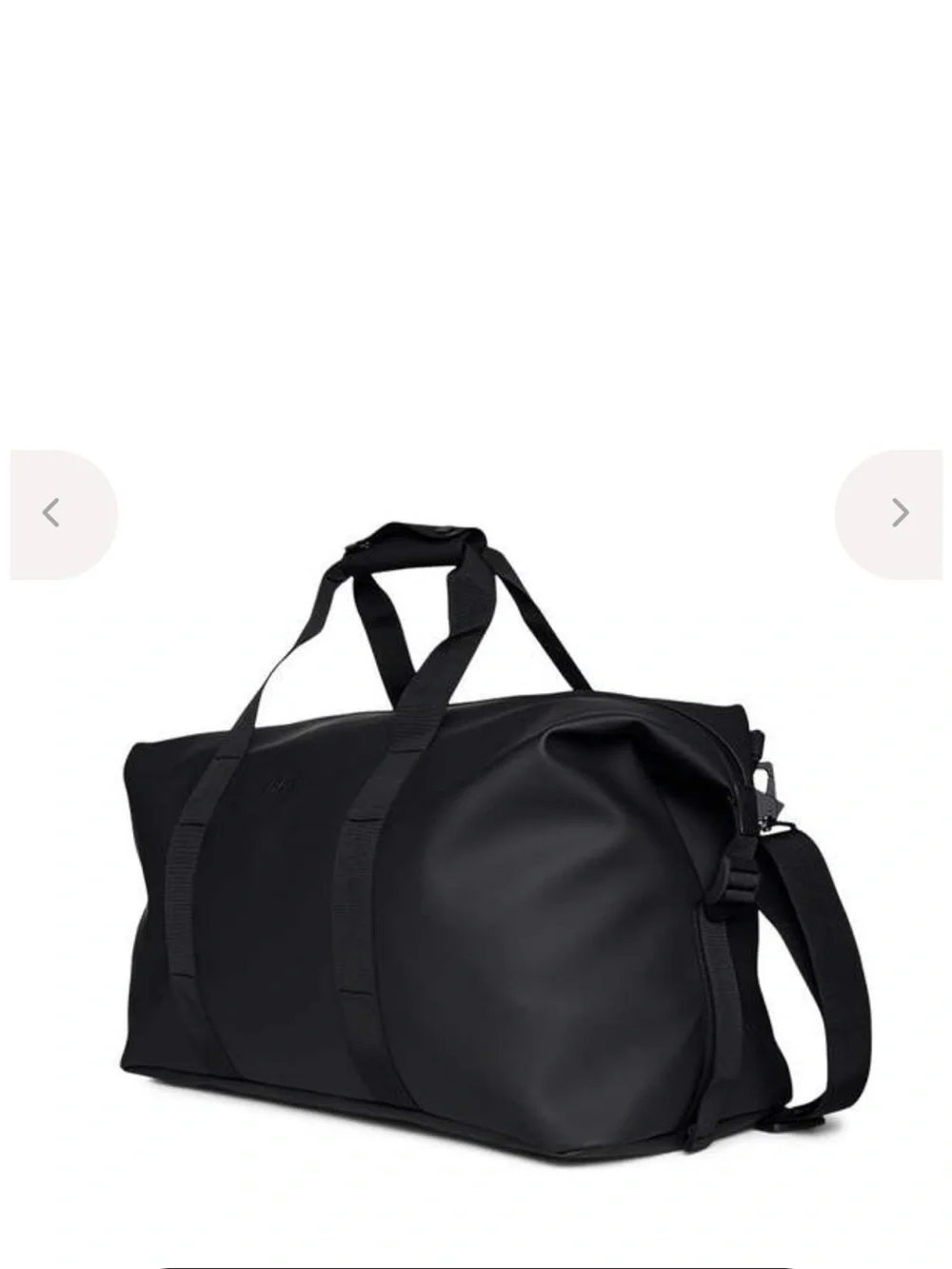 RAINS MILO WEEKEND Bag in black - new